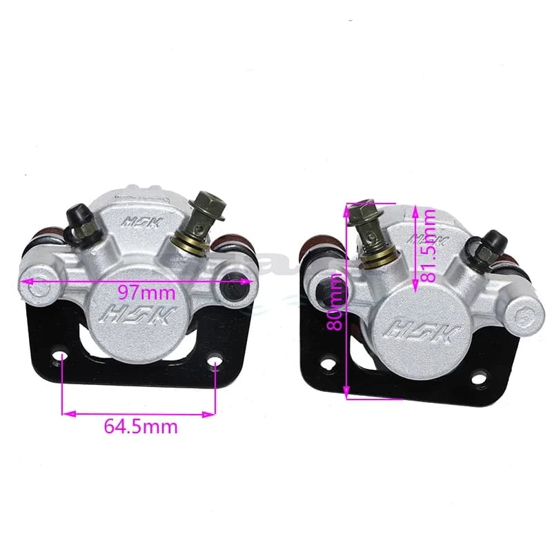 Hydraulic Disc Front & Rear brake caliper brake lower pump 64.5MM for ATV go kart Quad Bike Electric Motorcycle Accessories