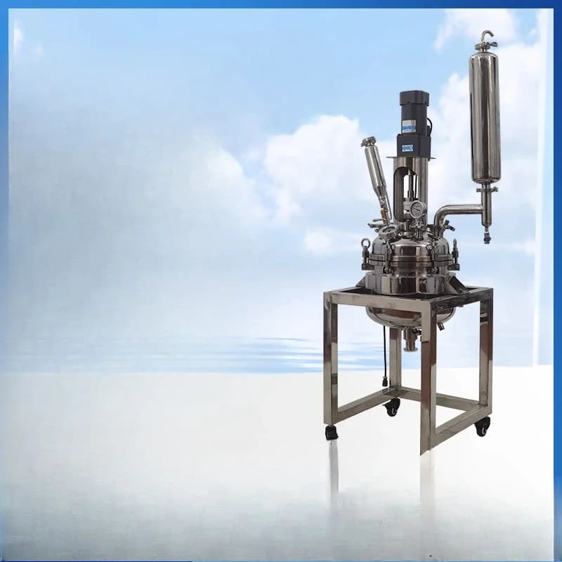 High temperature electric heating kettle and high laboratory pressure with double layer stainless steel reactor