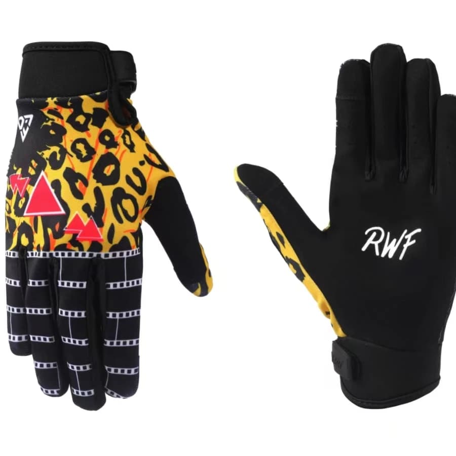 Fistplast 24 nuovi guanti da moto touch screen con stampa leopardata Downhill MTB, DH MX MTB, guanti protettivi per equipaggiamento da equitazione 3