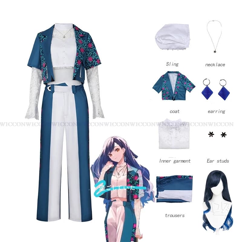 Progetto di gioco Anime Sekai Blender Aoyagi Toya Shinonome Akito Shiraishi An Cosplay Party Costume di Halloween uomo donna Fancy Cos