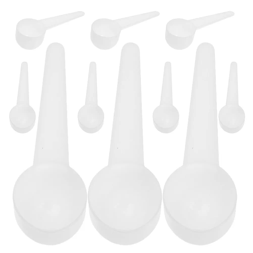 50Pcs Small Measuring Spoons Milk Powder Scoops Protein Powder Coffee Sugar Salt Scoops Lightweight Accurate Portable Kitchen