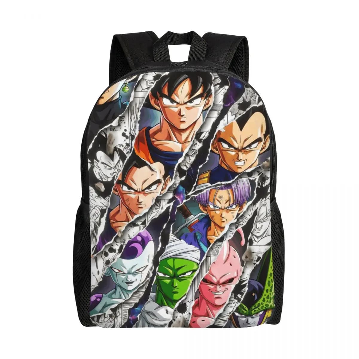 Zaino per laptop personalizzato G-Gokues Ultra Instinct Cartoon, borsa casual da donna e uomo per la scuola, borse per studenti universitari