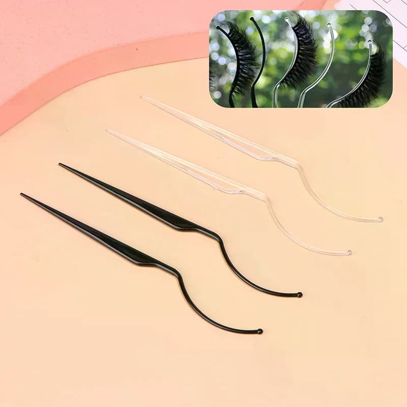 10 pcs. Tools for Extension Fin Eyelashes, Exhibitor for Style and Effect Test, Fin Ausiliary Eyelashes for Exhibition