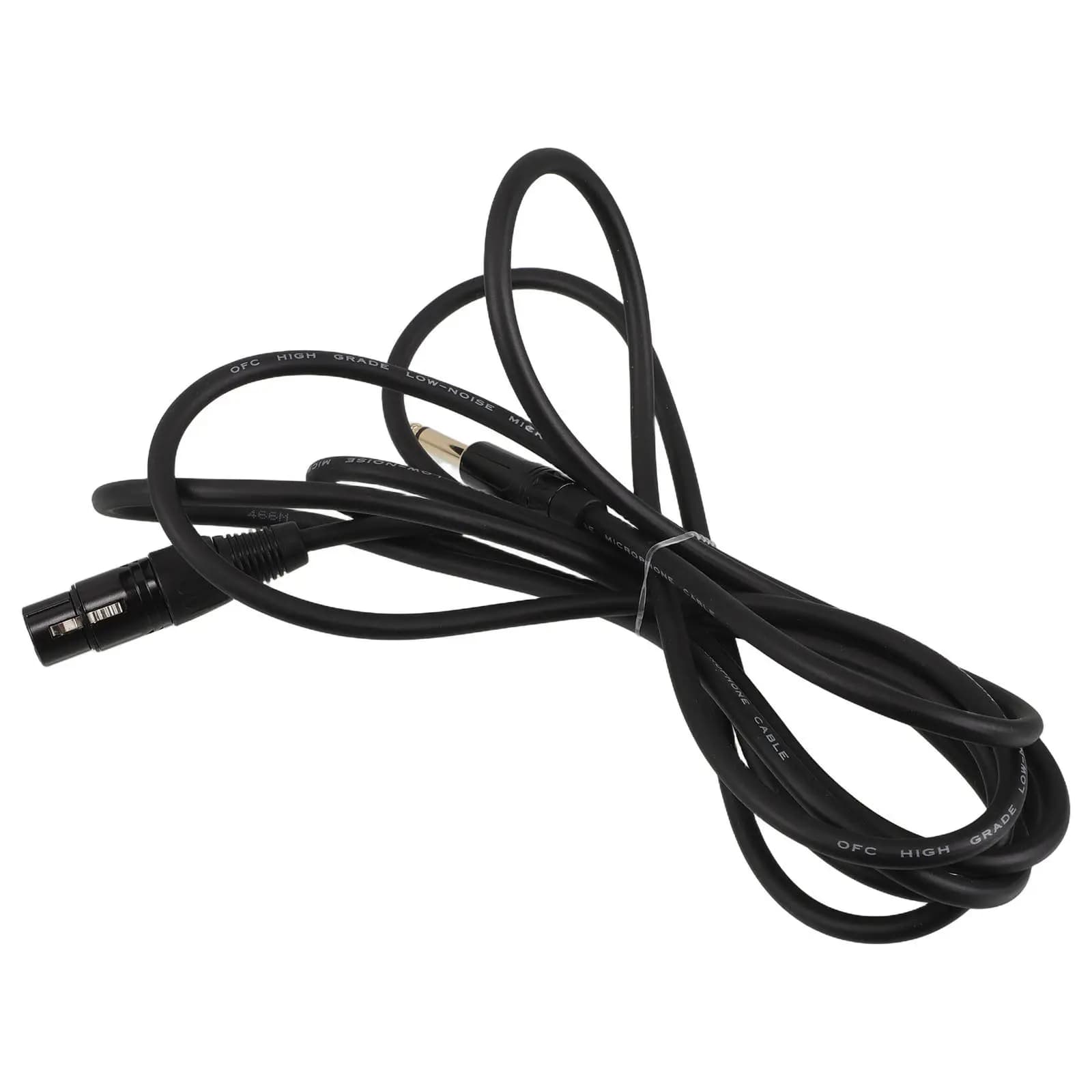Professional Xlr Female to 6.35mm Jack Adapter Mic Cable Converter Stable Clear Audio Transmission for Stage Audio