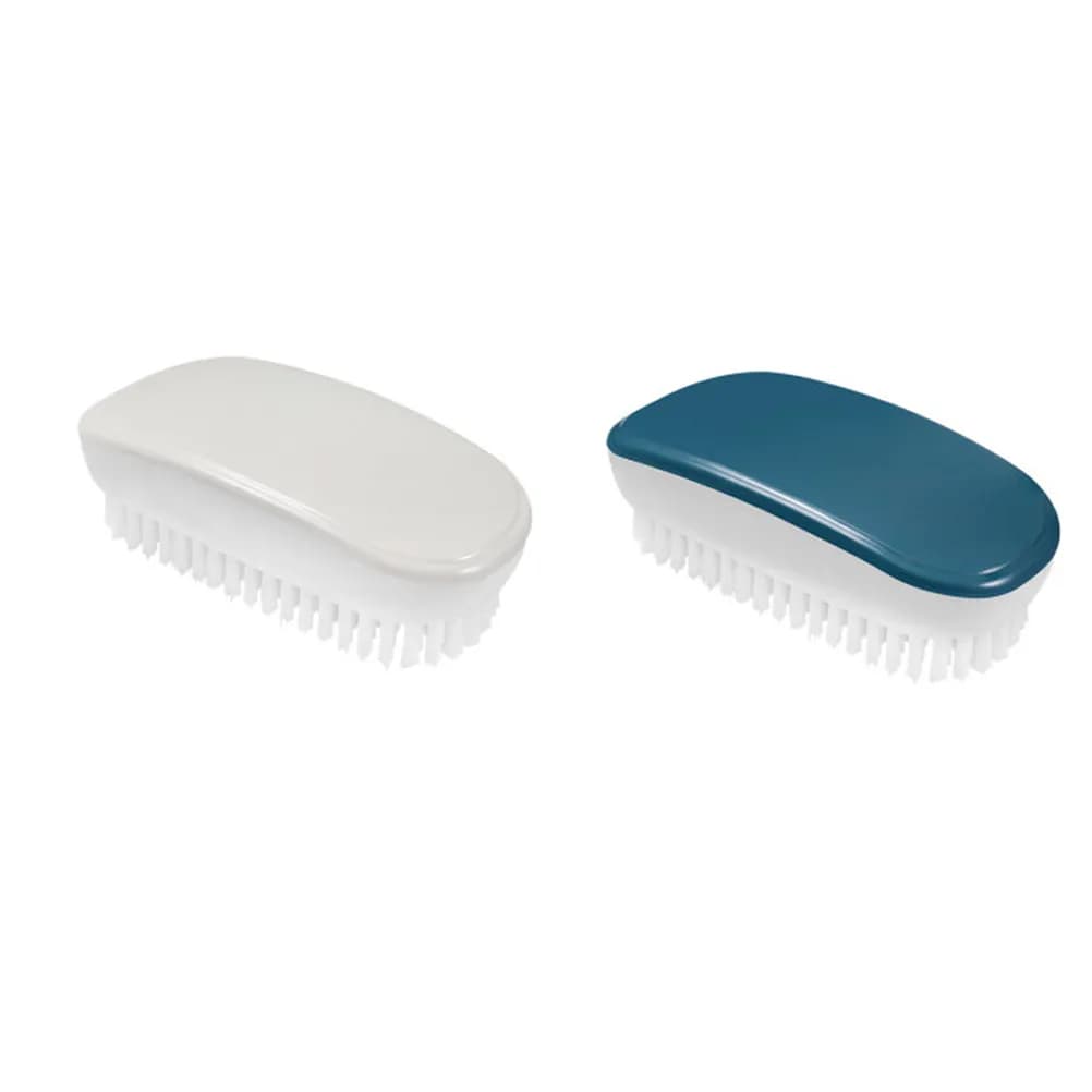 2 Pezzi Spazzola Multifunzione Premium in Plastica con Setole Dure per Pulizia Scarpe, Bucato e Lavaggio Vestiti, Sicura per le Superfici