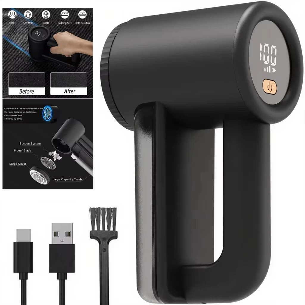 Levapelucchi per vestiti USB Tagliacapelli elettrico portatile levapelucchi vestiti maglione tessuto rasoio palla di pelo a 3 velocità