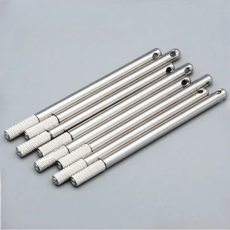 1pc Hand Leather Edge Oil Pen Stainless Steel DIY Leathercraft Side Oil Paint Roller Applicator Leather Dye Painting Tool