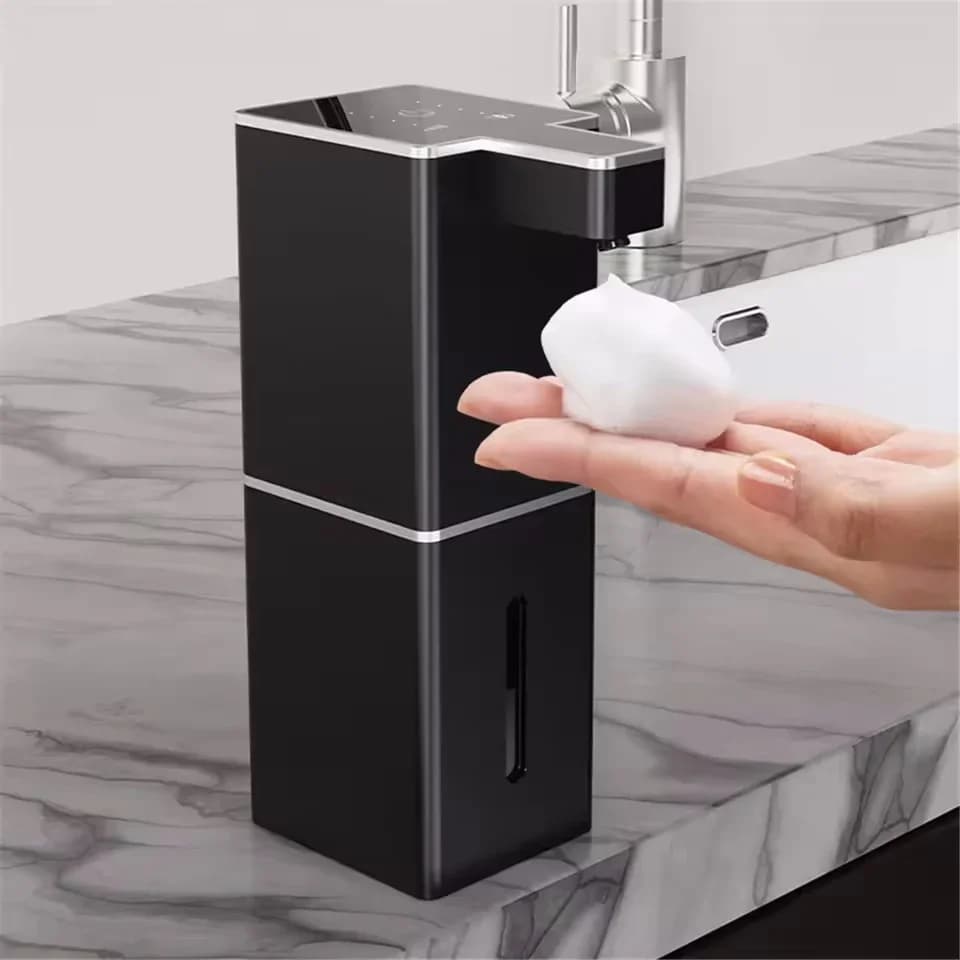 Generatore di sensori touchless per dispenser automatico di sapone in schiuma intelligente a 4 livelli da 400 ml per lavamani per montaggio a parete