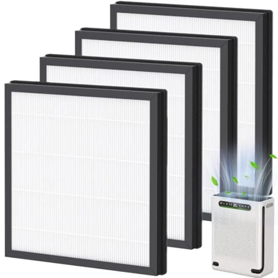 Filtro purificatore d'aria HAP605, filtro di ricambio per purificatore d'aria XenonLab HAP605 HAP607 e FreAire HAP605 HAP607, 3-in-1 High-E
