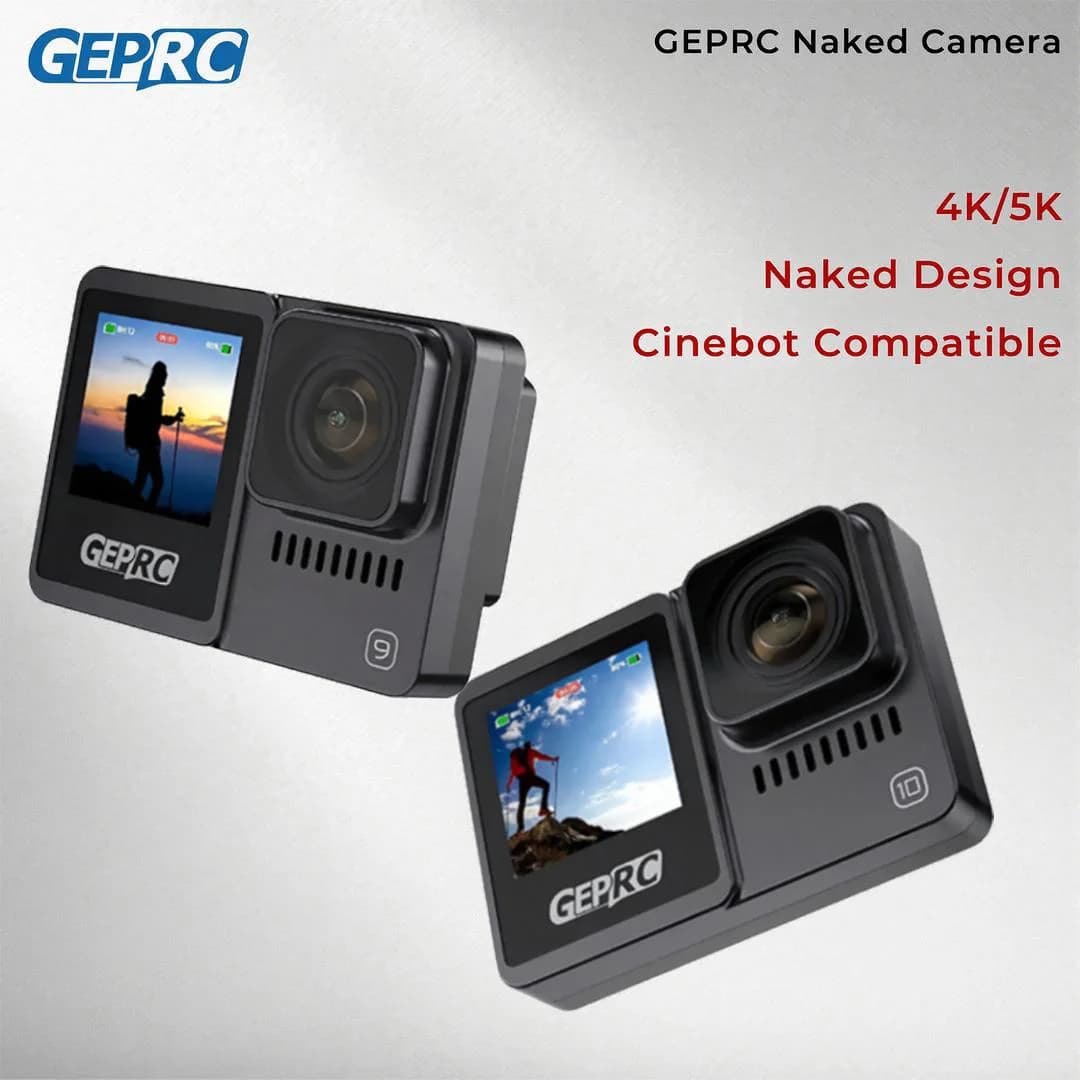 GEPRC Naked Camera GP11/GP12 Full Action Camera GP9/GP10/GP11/GP12 Ultimate Fpv 4K 5K Adatta per Droni FPV RC Cinebot MAKE5