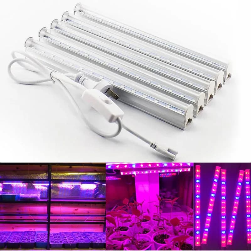 1/5pcs Led pianta coltiva la luce T5 tubo rosso blu coltivazione di ortaggi per piante da fiore Hydro serra interna growbox tenda fioriera