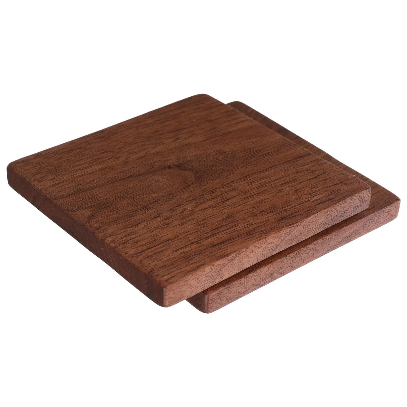 2 Pezzi di Tavole in Legno di Noce Non Trattato, Blocchi di Legno Spesso per Intaglio, Progetti Fai-da-Te, Artigianato in Legno, Venatura Naturale
