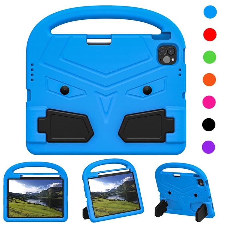 Custodia per tablet EVA sicura per bambini per IPad Air 7 6 5 A16 11 10.2 10.9 Mini 7 6 I Pad Pro 9.7 10 9 8 10th Generation Maniglia Stand Cover