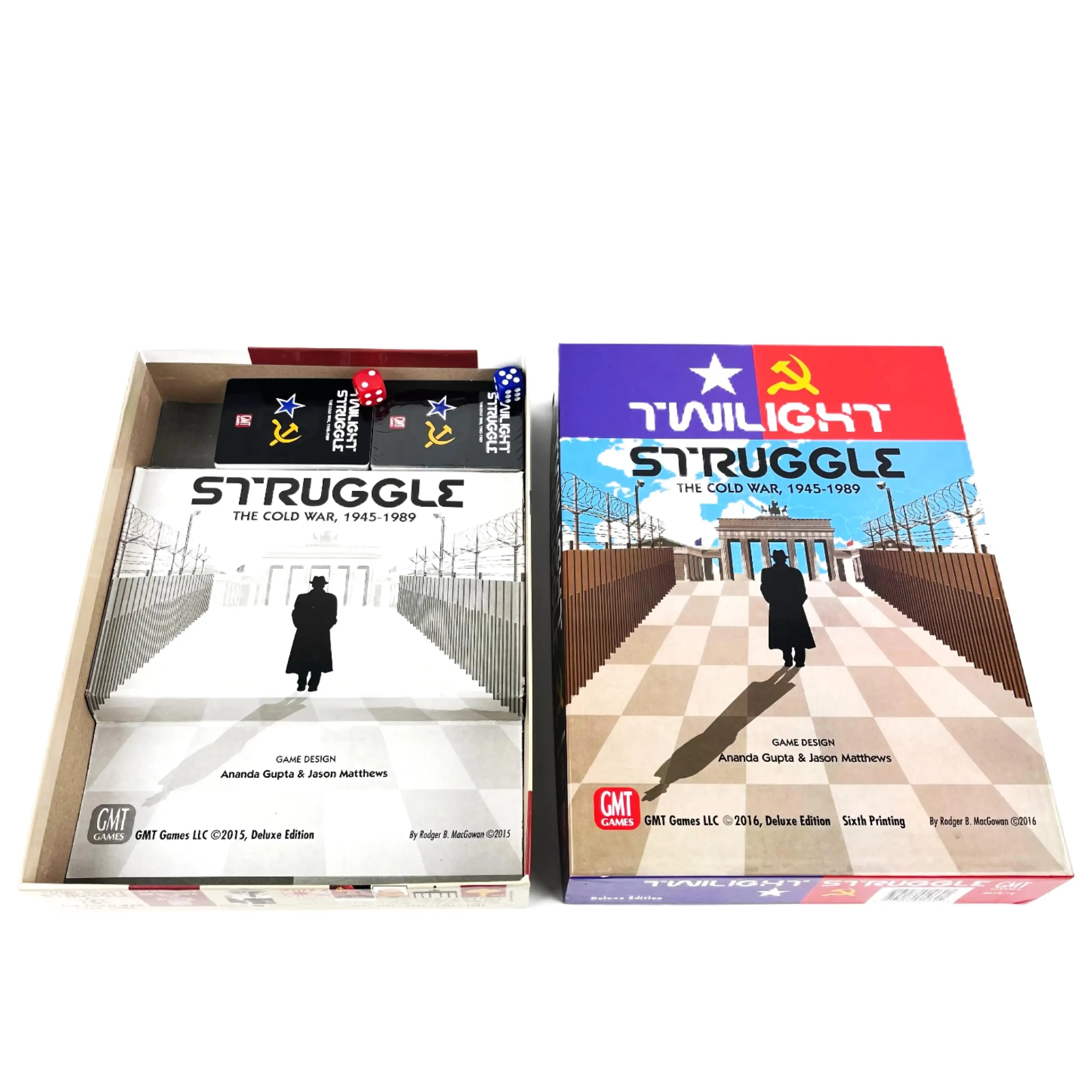 Gioco da tavolo – Twilight Struggle, strategia della Guerra Fredda per 2 giocatori, simulazione storica epica di 3 ore per adulti e giocatori esperti