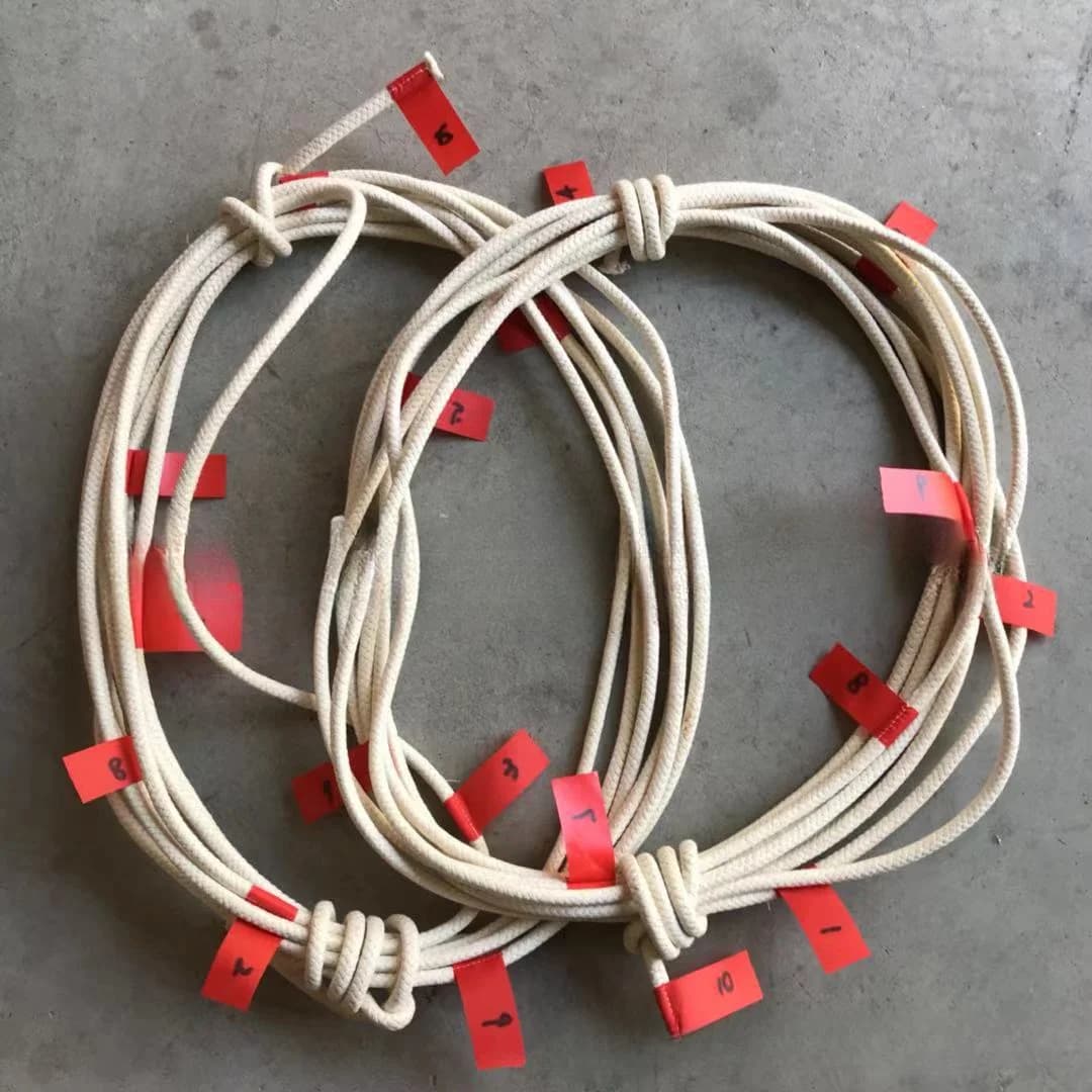 Marine Depth Rope Made of Seawater Resistant Cotton with Easy-to-Read 1 Meter Scale for Manual Sounding Operations