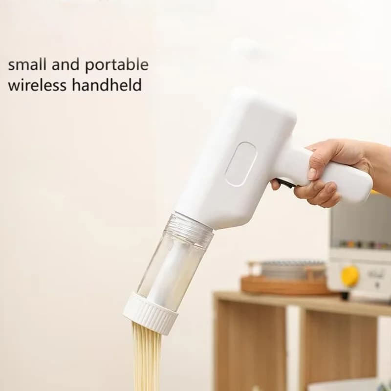 Macchina Elettrica per Pasta Senza Fili, Tagliatrice per Pasta, Pressa Manuale per Spaghetti con 6 Stampi