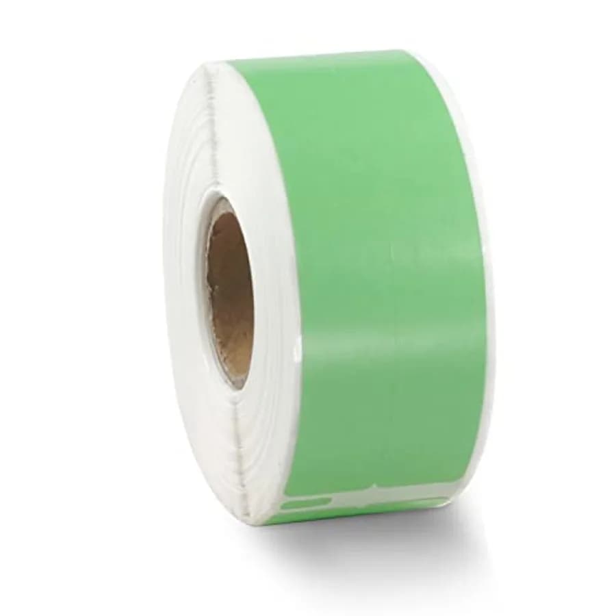 Etichette Verdi per Dymo 30277 9/16 x 3-7/16, Etichette per Cartelle 2-up Compatibili con Dymo LabelWriter Thermal 450 4XL Zebr