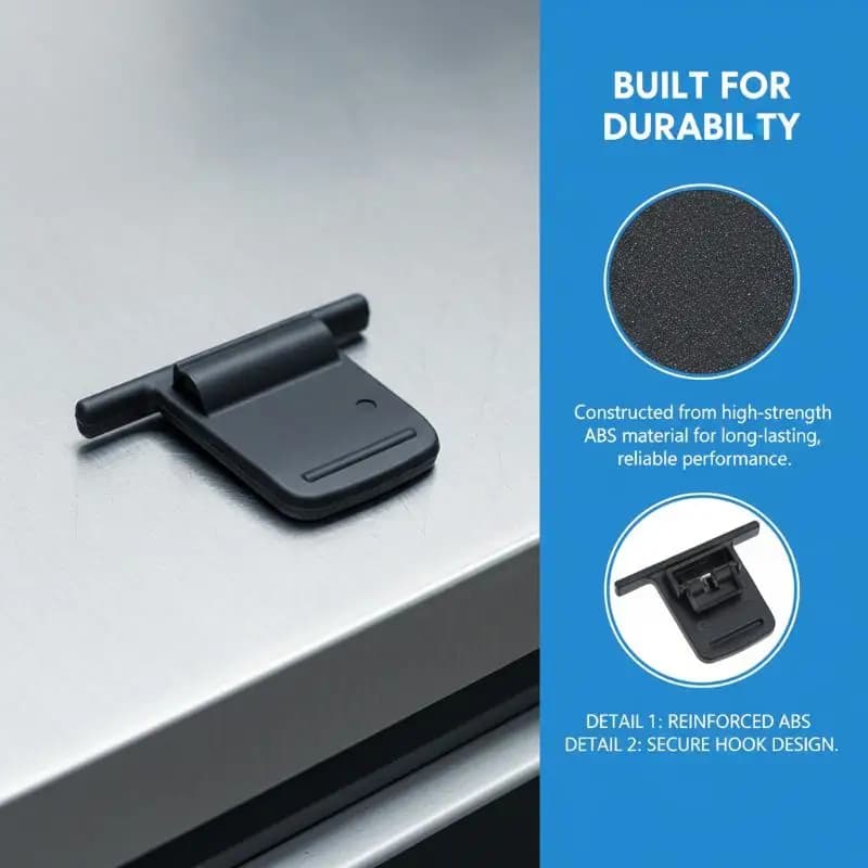 7N0898920 Rear Door Car Sunshade Hook Clip For Sharan Interior Curtain Holder Stable Easy Install Solution