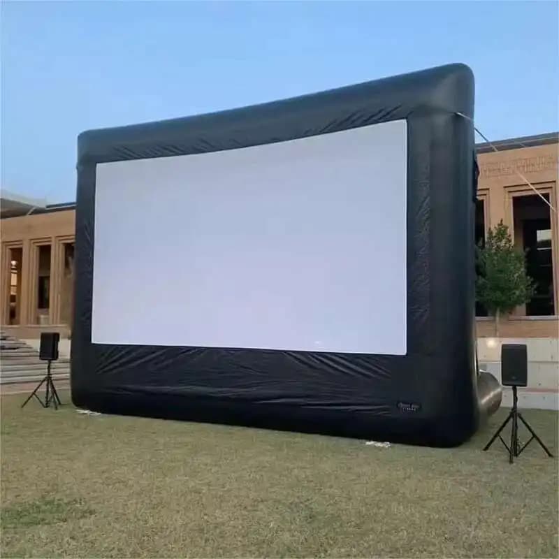 Proiettore cinematografico ermetico Iatable Schermo in PVC per esterni Teatri cinematografiche drive-in economiche per guardare il gioco di calcio della TV
