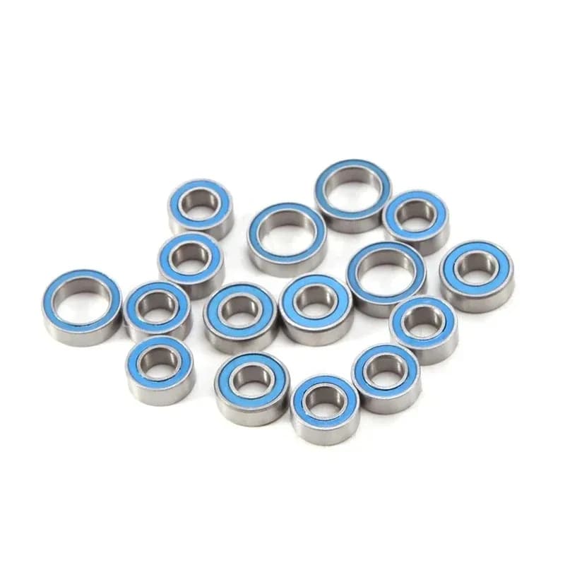 16PCS Kit cuscinetto a sfere sigillato in gomma per Tamiya TT02 TT-02 TT02D TT-02D 1/10 RC Auto Aggiornamenti Parti Accessori