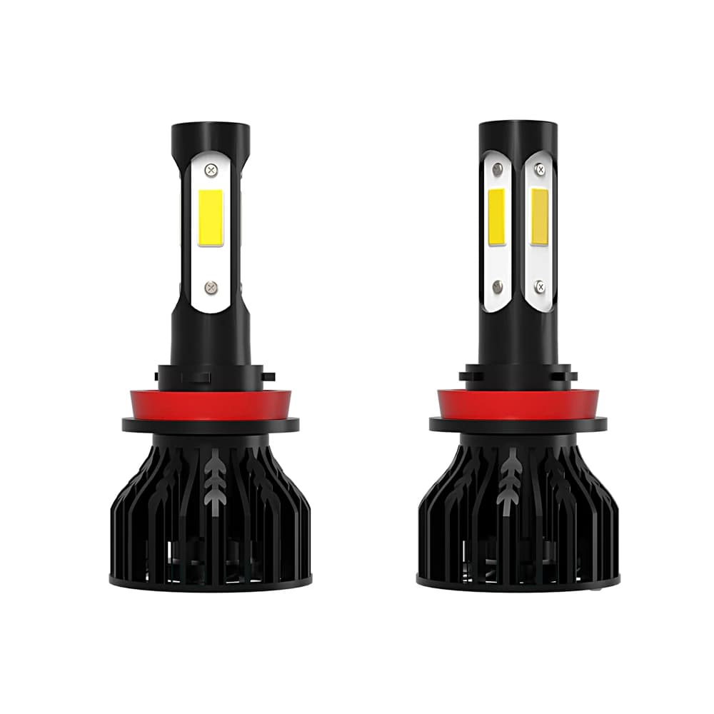 2 pz 360 Gradi H11 Canbus Luci A LED 6000 K Bianco Alto Basso Fascio Lampadine Per Auto 100 W 20000LM Turbo Auto Fari DC12V-24V