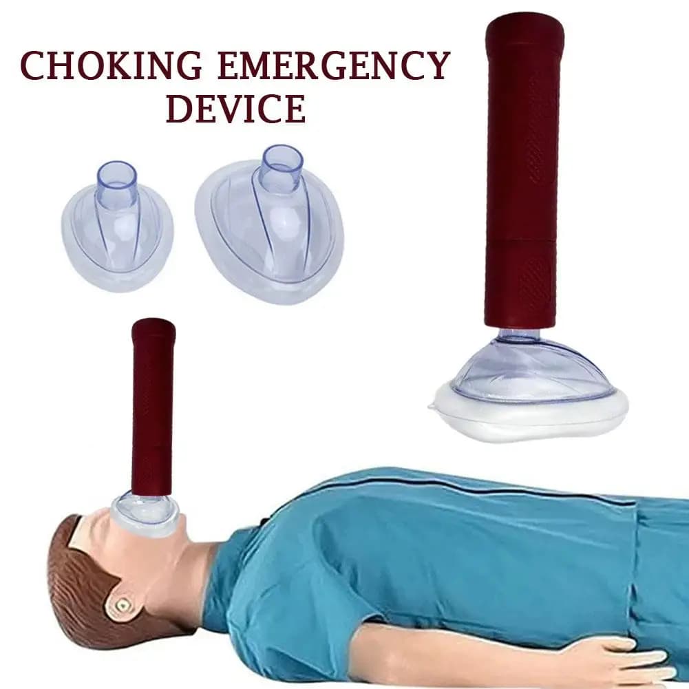Anti Choking Rescue Device Heimlich Maneuver First Aid Kit Quick Access Breathing Trainer With Mask For Emergency Portable
