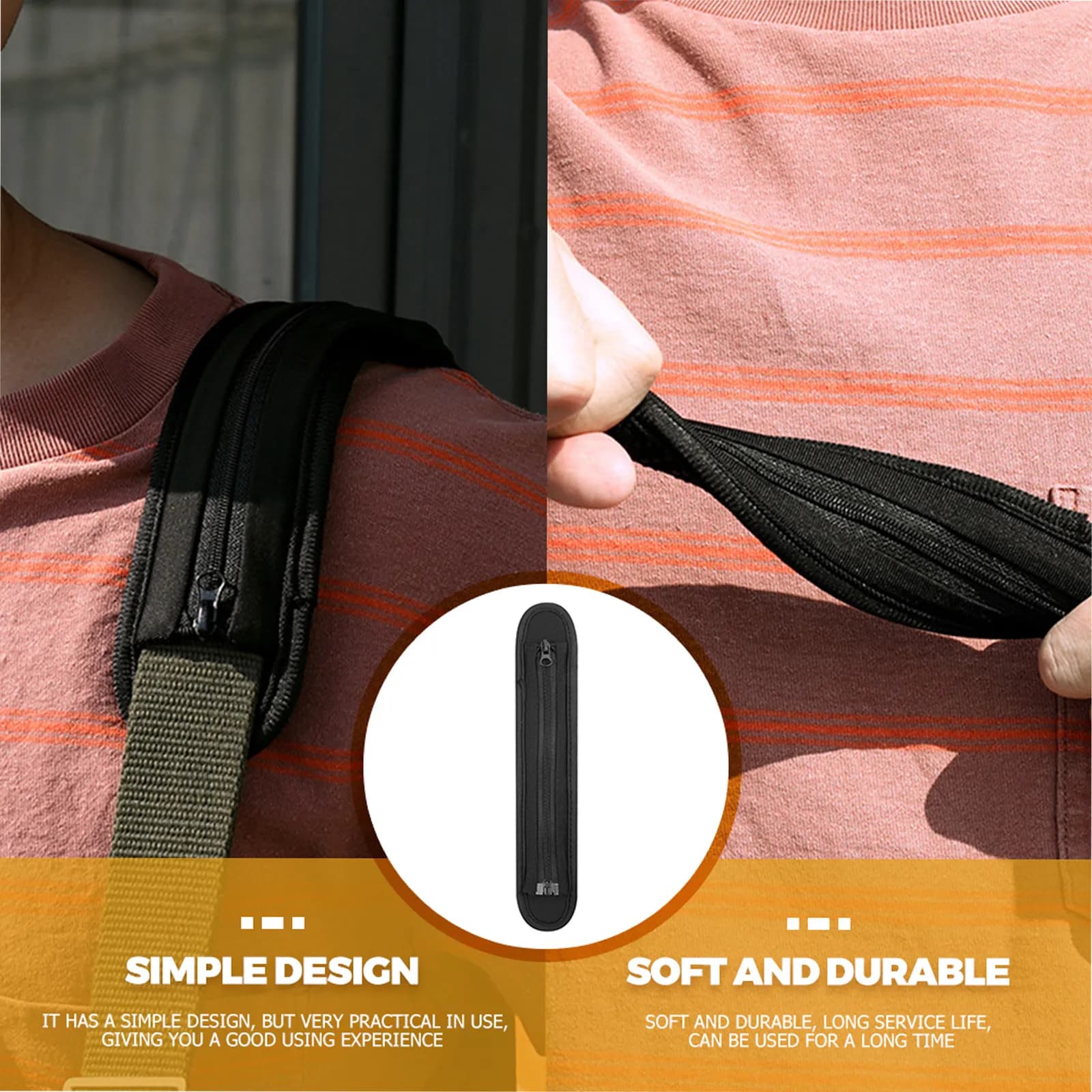 Shoulder Strap Pad Detachable Premium Plate Carrier Pad for Weight-Bearing Climbing Hiking Backpack Camera Bag Shoulder Cushion