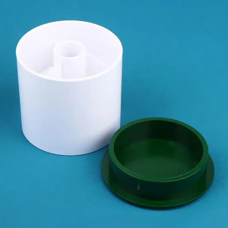 Offerta Speciale: 1 Pezzo Copertura per Buche da Golf Bianca 10CM/15CM in Plastica - Anello per Green da Golf, Accessorio per Allenamento Putting sul Campo da Golf