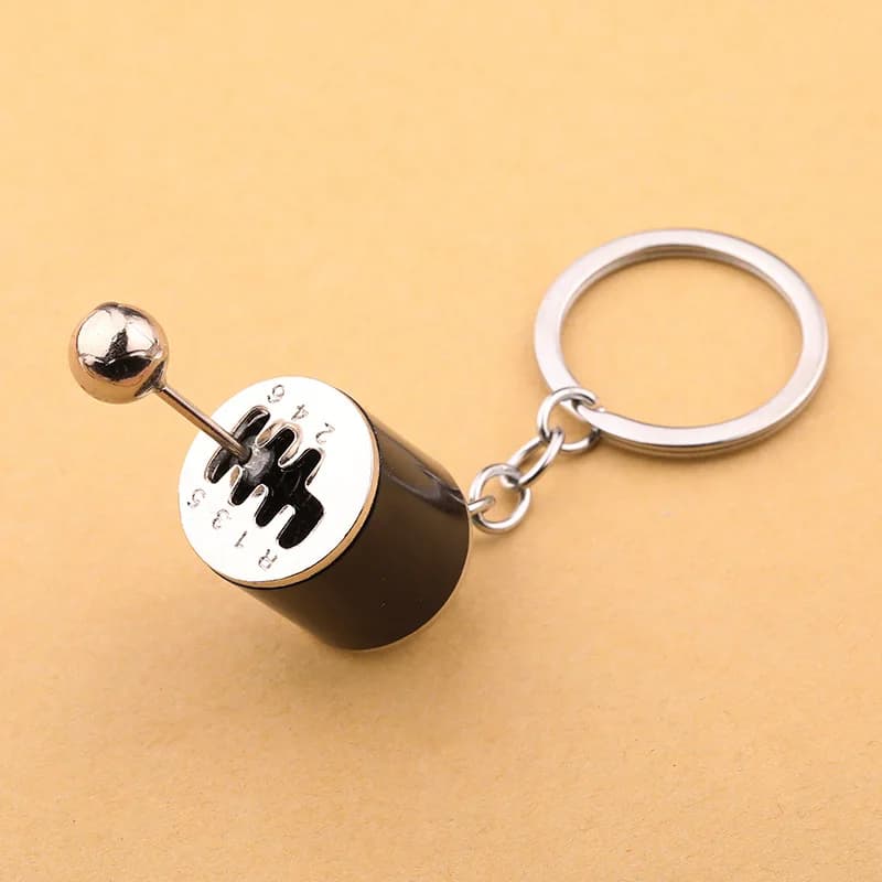 Mini Turbo Turbocompressore Portachiavi Auto-styling Portachiavi Cambio Cambio Ciondolo Portachiavi Bastone Manopole Portachiavi Cambio Metallo Fidget Toys