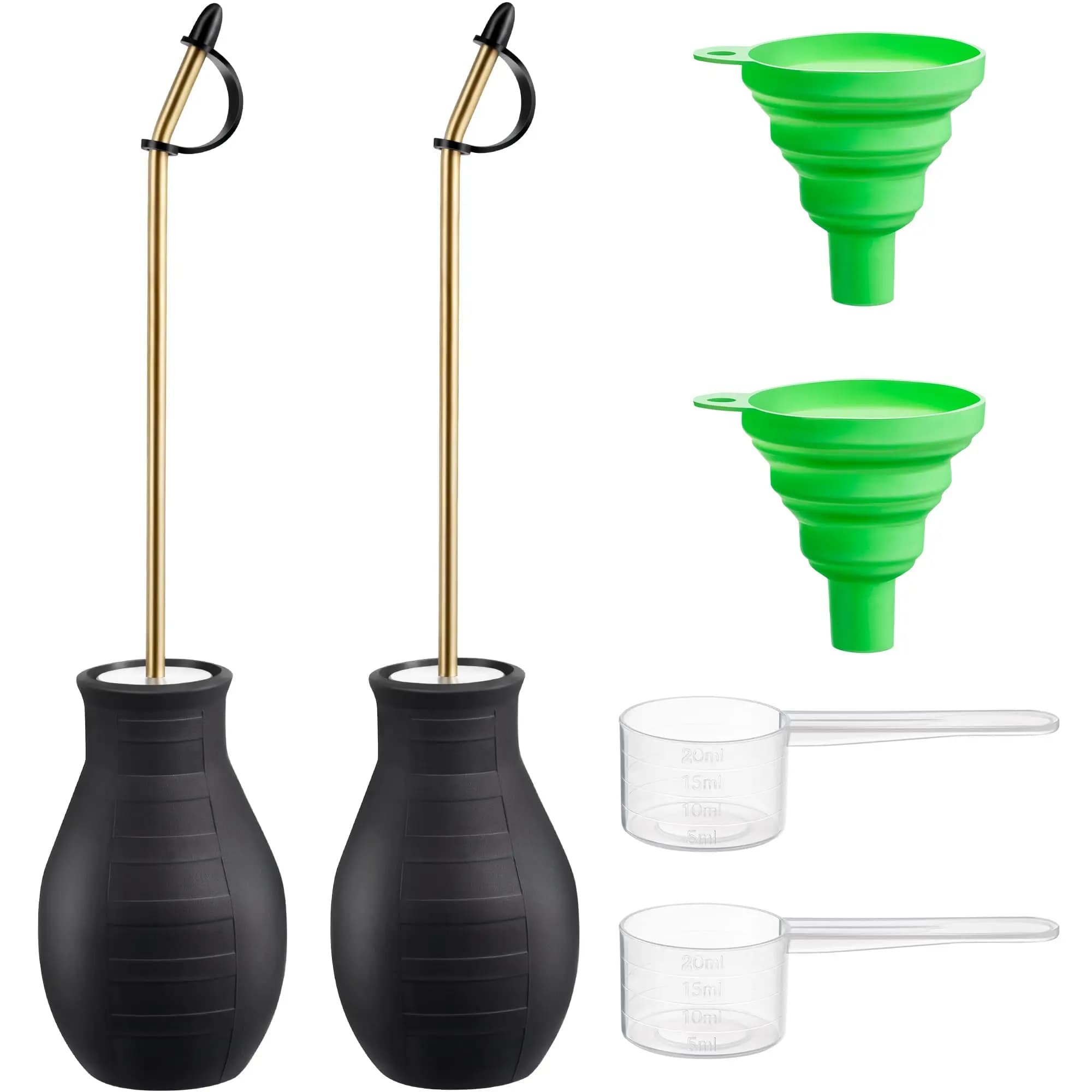 Dispenser per applicatore di polvere da giardino con tubo lungo in metallo, spruzzatore per spolverino, spolverino per insetti, polvere domestica per giardinaggio organico
