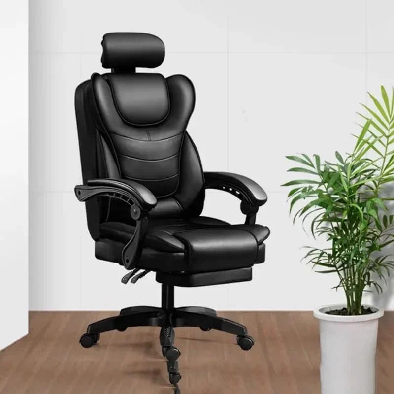Sedia da ufficio reclinabile per giochi per computer, relax, sedie da ufficio, mobili da soggiorno comodi e girevoli