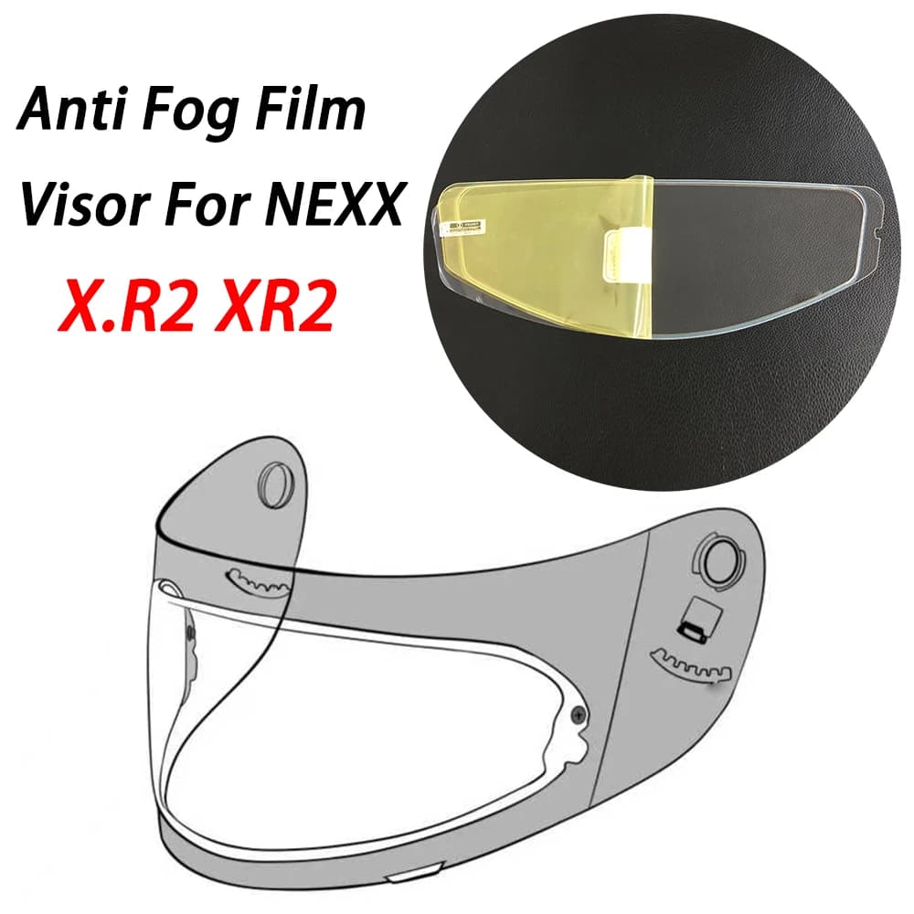 Visor Film Anti Fog Motorcycle Helmet for NEXX X.R2 XR2 Moto Helmet Accessories Antifog Lens Film