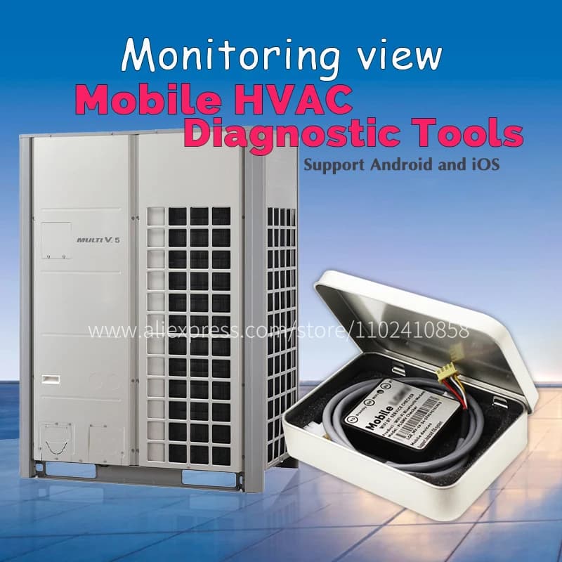 New Mobile LGMV Monitoring View PLGMVW100 Support Android IOS System Inspect Diagnosis and Monitor for LG Units Bluetooth Wi-Fi