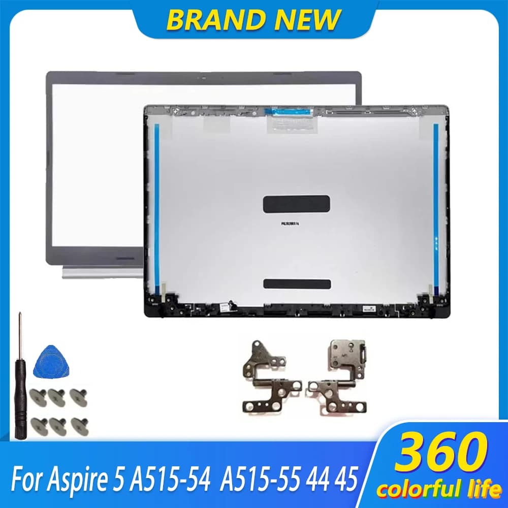 Nuovo Per Aspire 5 A515-54 A515-54G A515-55 A515-55G A515-44 A515-45 N18Q13 LCD Del Computer Portatile Top Screen Della Copertura Posteriore Frontale Lunetta Cerniere