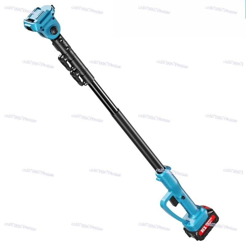 Electric shears elongated electric shears rod extended rod of branches high 2,5 meters shears for high branches high lithium saw
