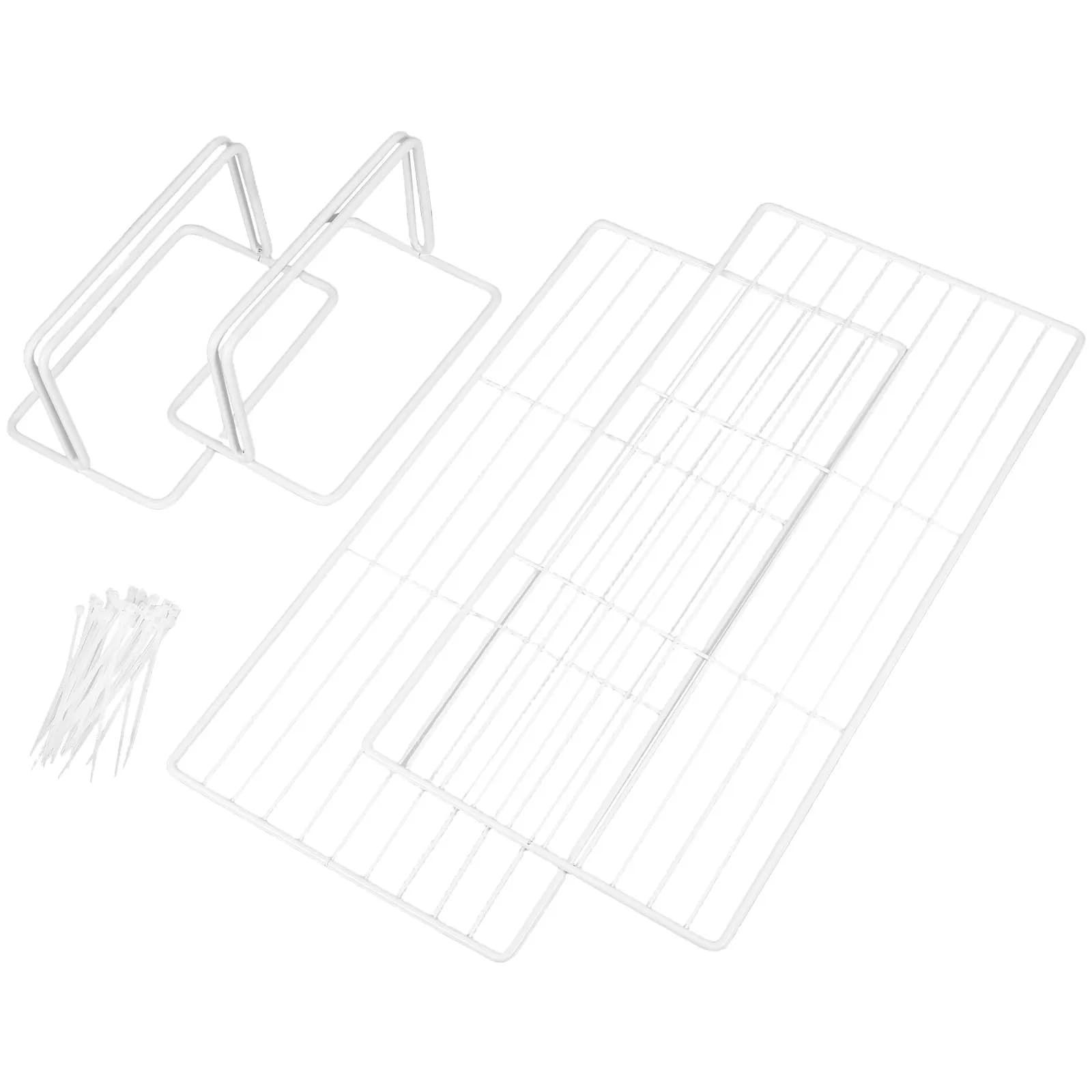 Divisorio in Plastica per Frigorifero, Organizzatore Multifunzionale, Separatore per Ripiani del Frigo, Durevole e Stabile, per Frigorifero e Congelatore