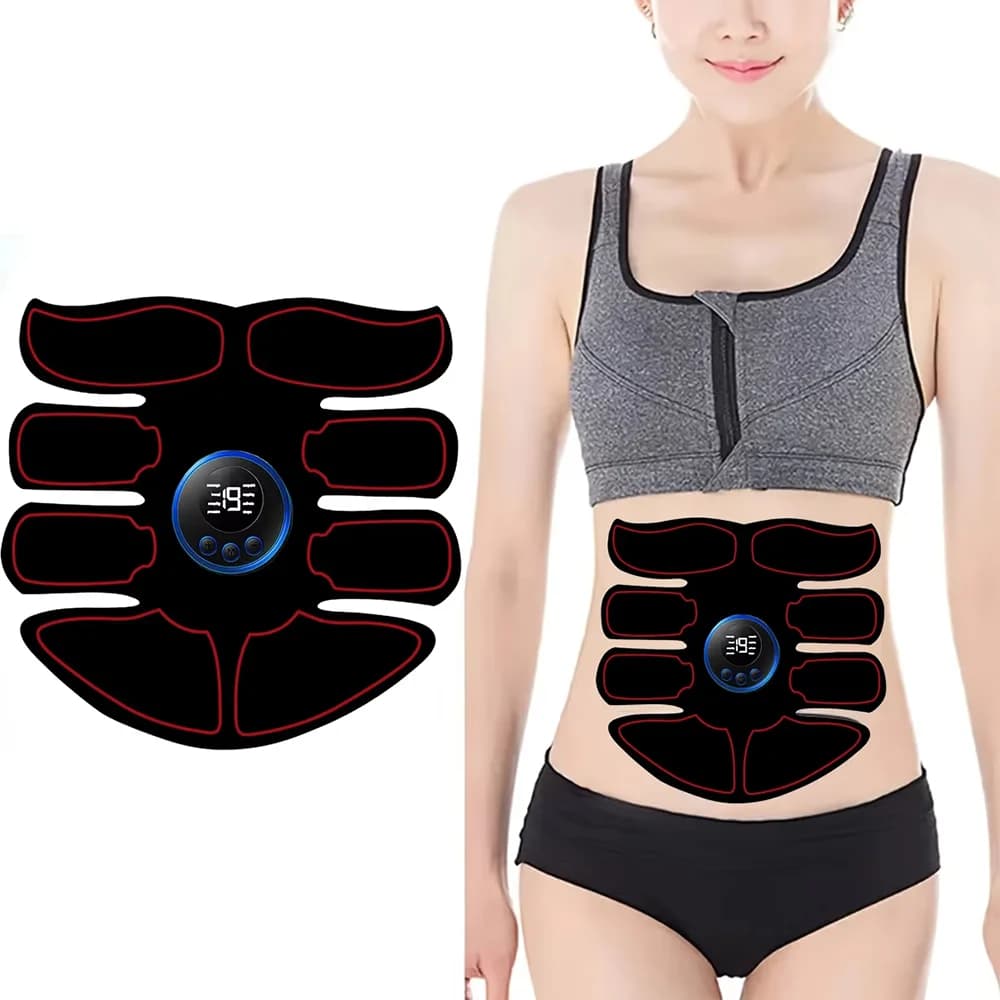 Wireless Abdominal Trainer Body Weight Loss Massage Fitness Trainer for Muscle Exercise USB Charging For Home Use Man Woman