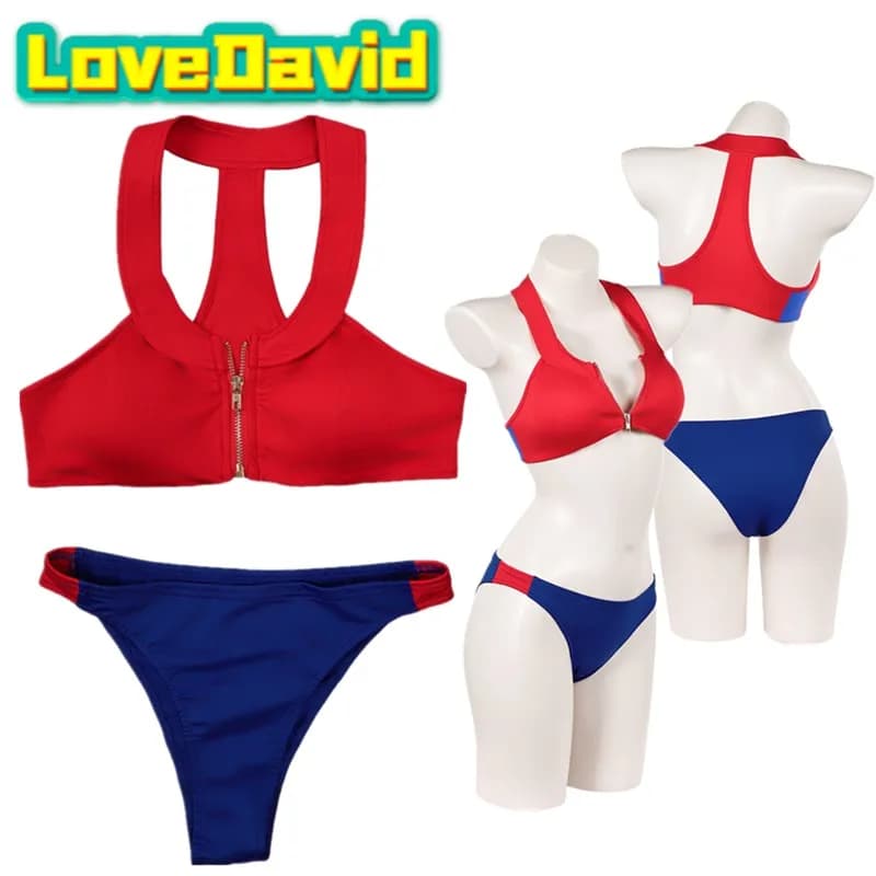Costume da Bagno Sexy per Adulti CJ Parker, Costume Cosplay TV Baywatch, Bikini Fantasy, Pantaloncini da Spiaggia, Abito per Feste di Halloween e Carnevale