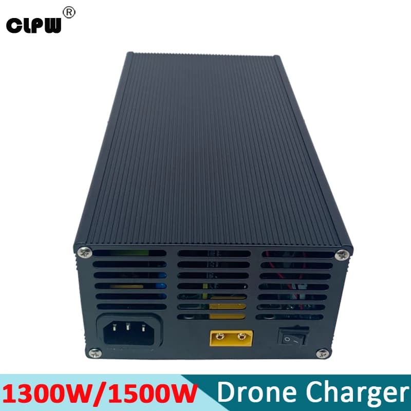 Single Output 1300W 1500W AC110V 220V to DC24V 28V Charger For Charging DX6 DX8 Airplane Drone Charger Lipo XT90 Port
