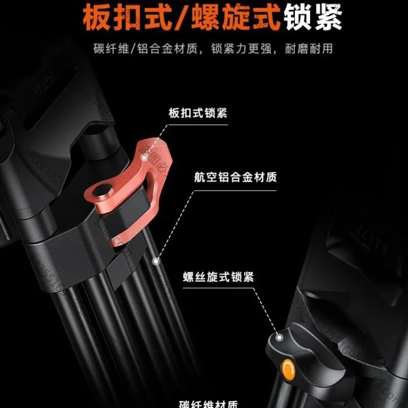 Adatto per fotocamera FF16LS Q6 Treppiede Micro supporto singolo Fotocamera reflex portatile Fotocamera resistente