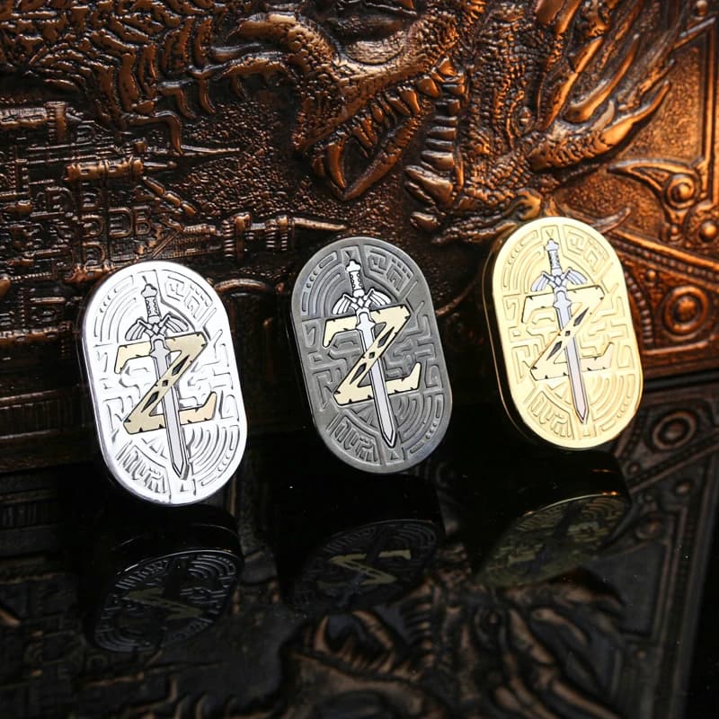 Innovativo Slider Fidget Spada e Scudo EDC, Antistress Tattile, Giocattoli per ADHD e Ansia, Giocattoli da Scrivania, Regali