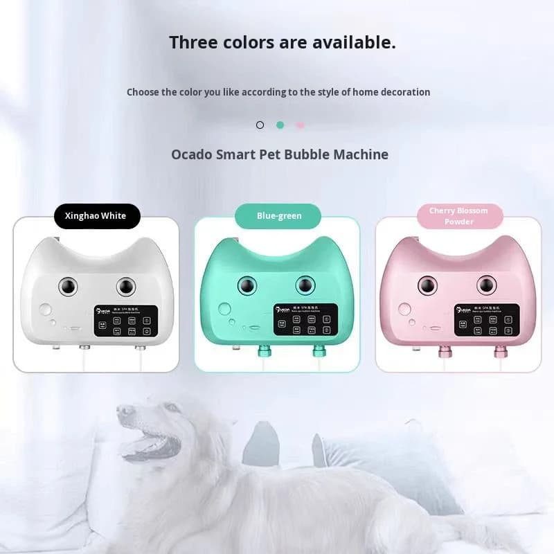 Macchina per Bagno SPA per Animali Domestici, Spazzola per Massaggio, Schiuma Automatica per Shampoo Nano per Uso Domestico, per Cani e Gatti