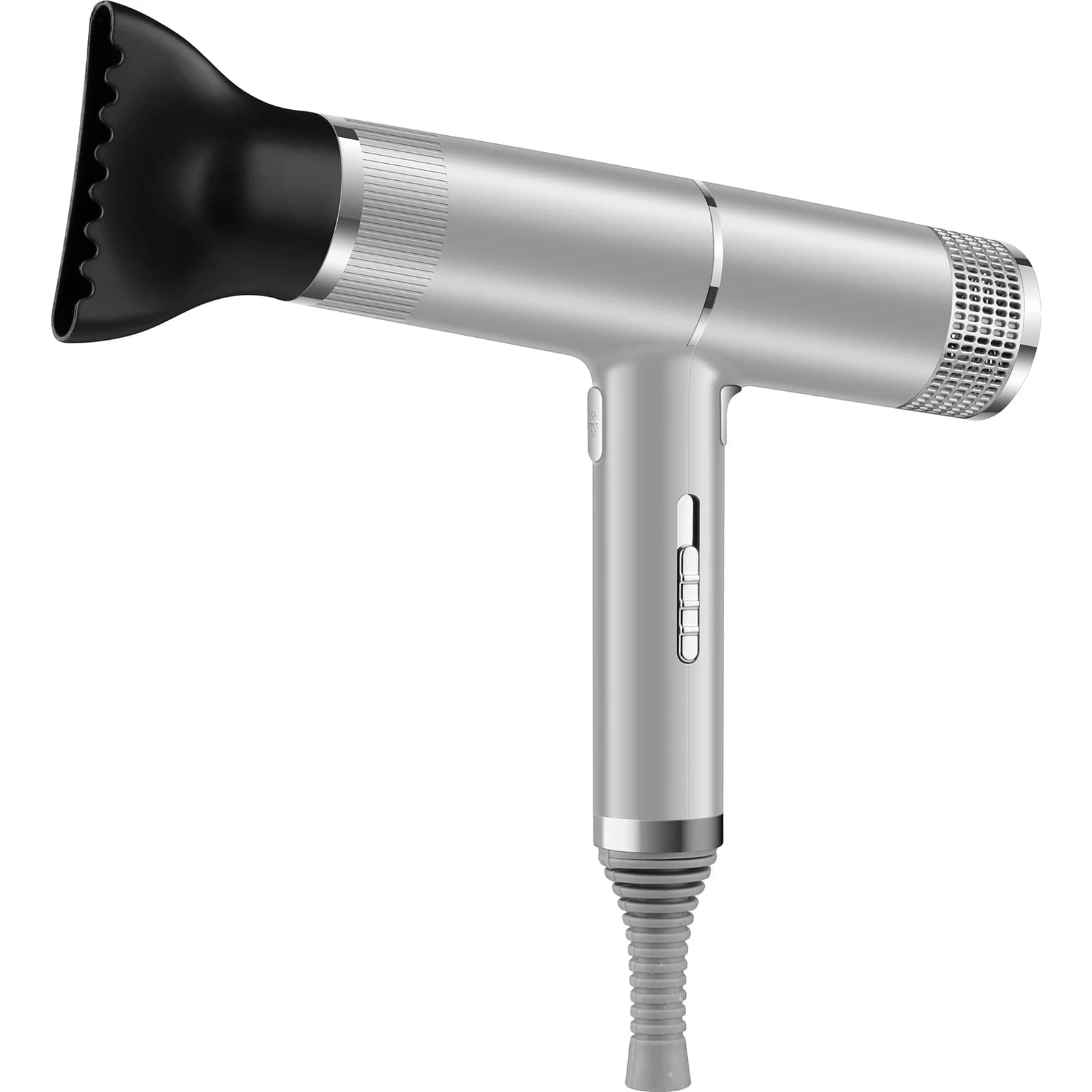 Asciugacapelli Professionale 1800W con Ioni Negativi, Silenzioso e ad Asciugatura Rapida, con Diffusore per Capelli Ricci e Lisci