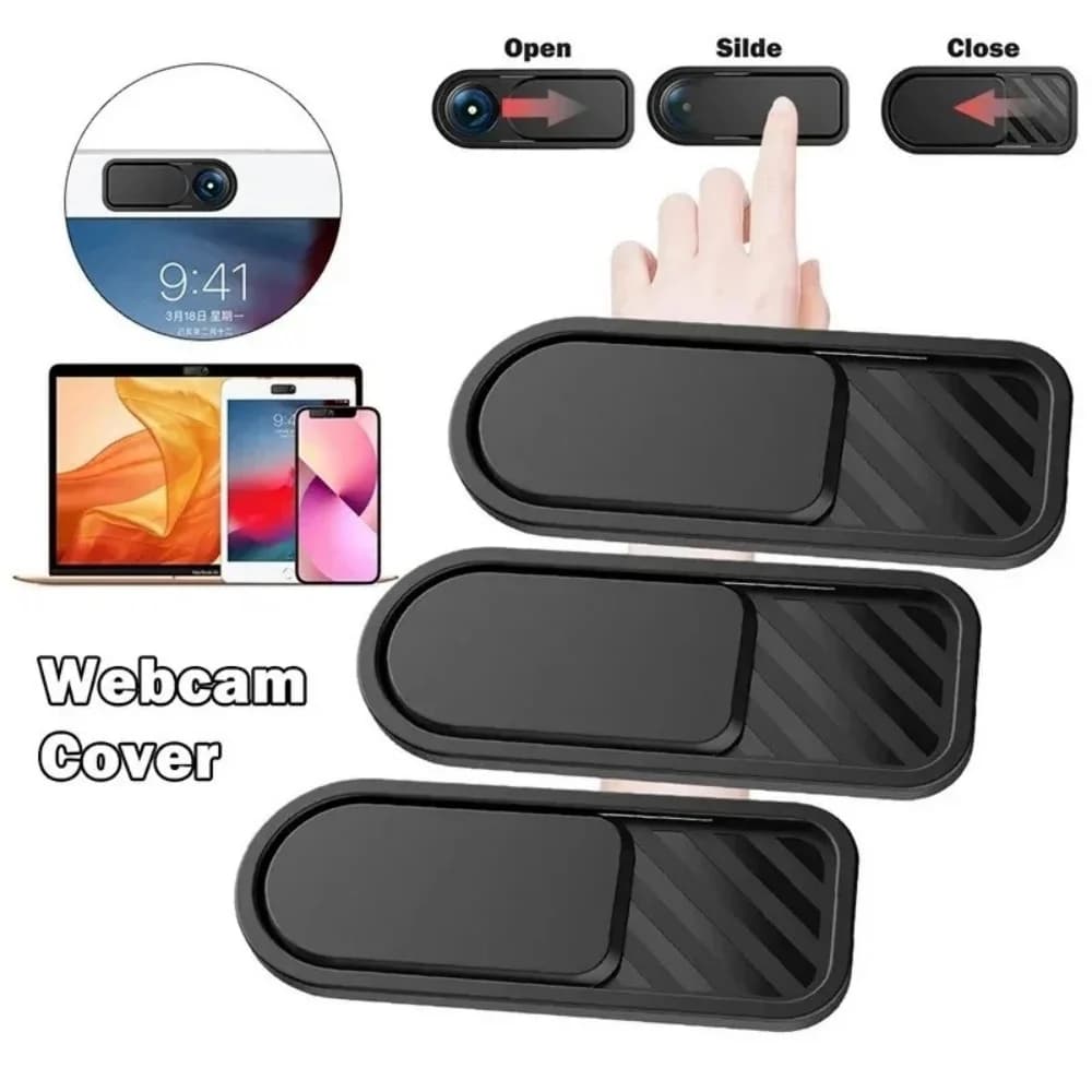 Sliding Camera Lens Privacy Cover, Anti-Hacking Anti-Peek Webcam Sticker, Universal Camera Blocker for Laptop iPad Mobile Phone