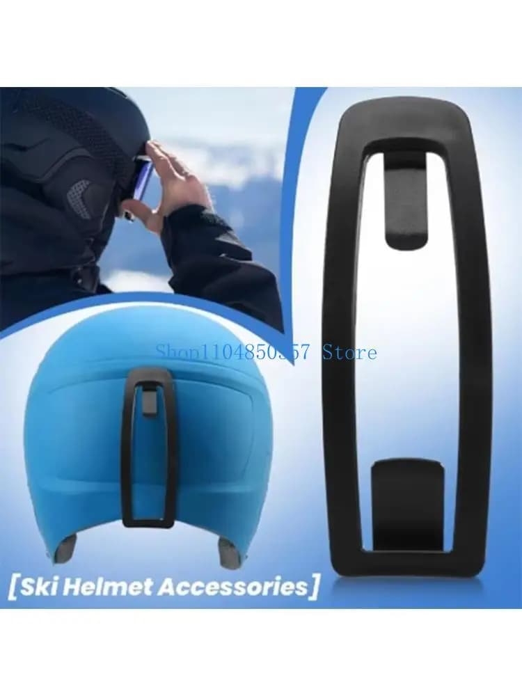 652F Caschi da sci Fibbia ABS Caschi da sci Occhiali Clip da cintura Accessori per caschi da sci universali Facile da usare per