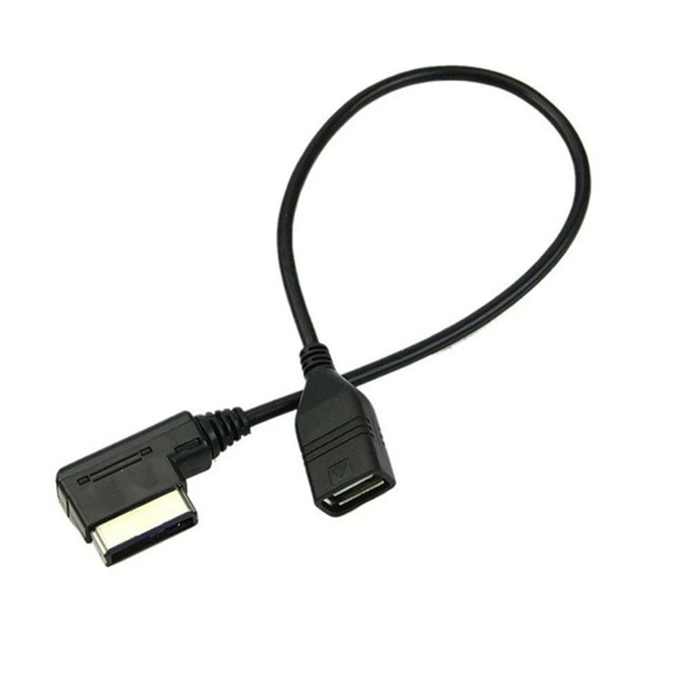 JavicTech AMI to USB Cable Media in AMI MDI USB AUX Flash Drive Adapter Cable for Car VW Audi 2014 A4 A6 Q5 Q7 etc