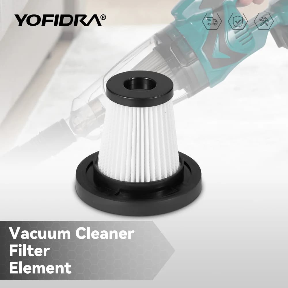 Accessories for vacuum cleaner YOFIDRA, Spare parts filters, Reusable filter element