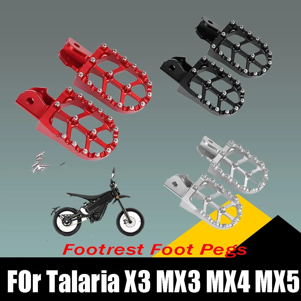 Accessori Moto: Pedane Poggiapiedi per Bici Elettriche Talaria X3 MX3 MX4 MX5 MX