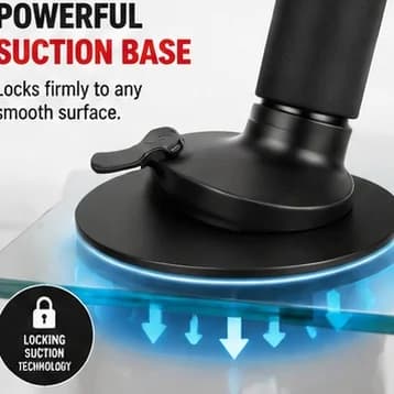 Heavy Duty Boxing Bag with Suction Cup Base 14.6 Inch Tabletop Rebound Punching Ball for Stress Relief Adults Office Home