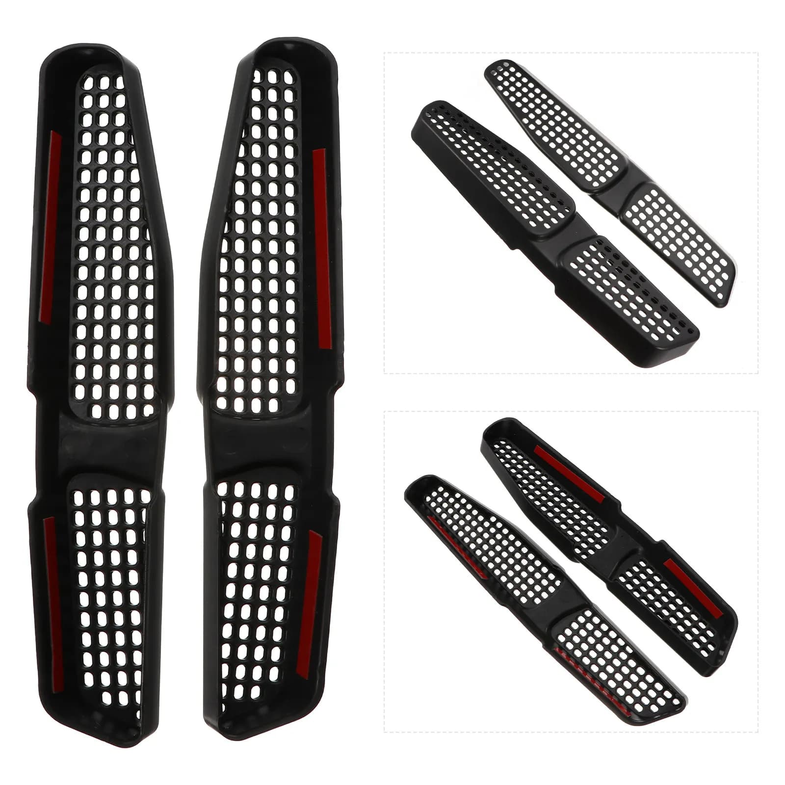 1Pair Automobile Seat Vent Shield Sturdy Plastic Air Conditioner Deflector Vent Protection Cover for Daily Driving Car